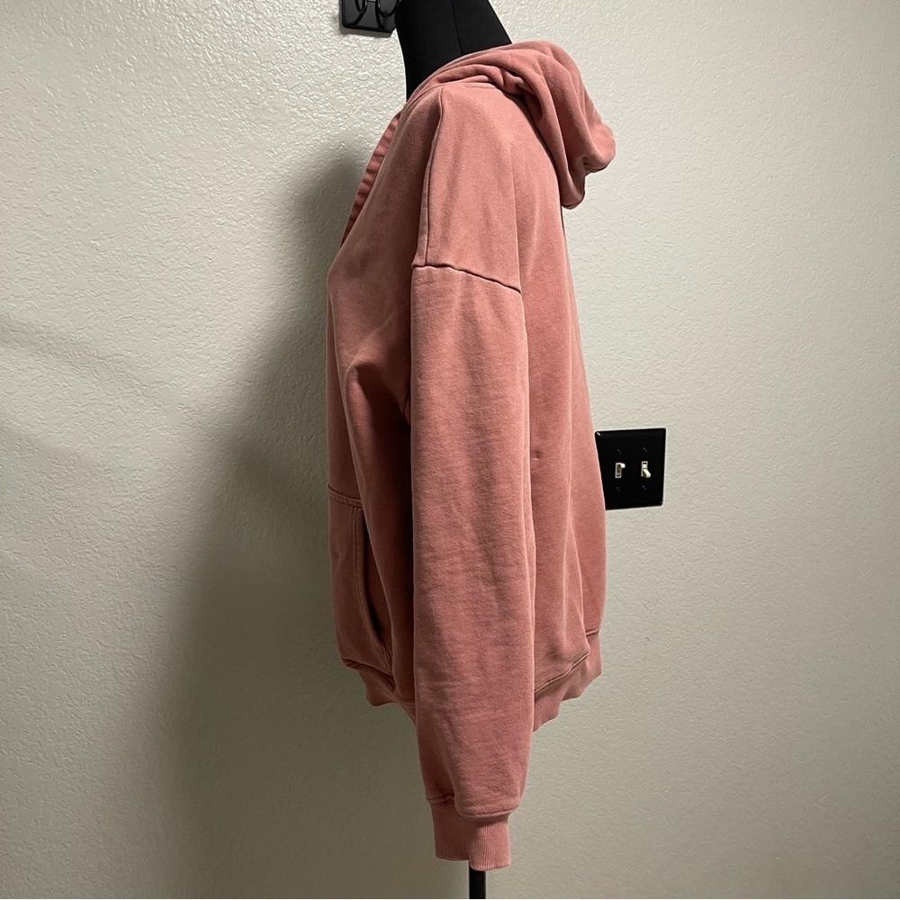 Offline by Aerie Salmon Pink Oversized Hooded Sweater Size XS - Picture 2 of 4
